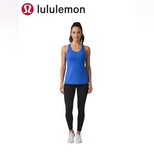 Lululemon Align Tank Top Retro Size 4 Blue Nile Indigo